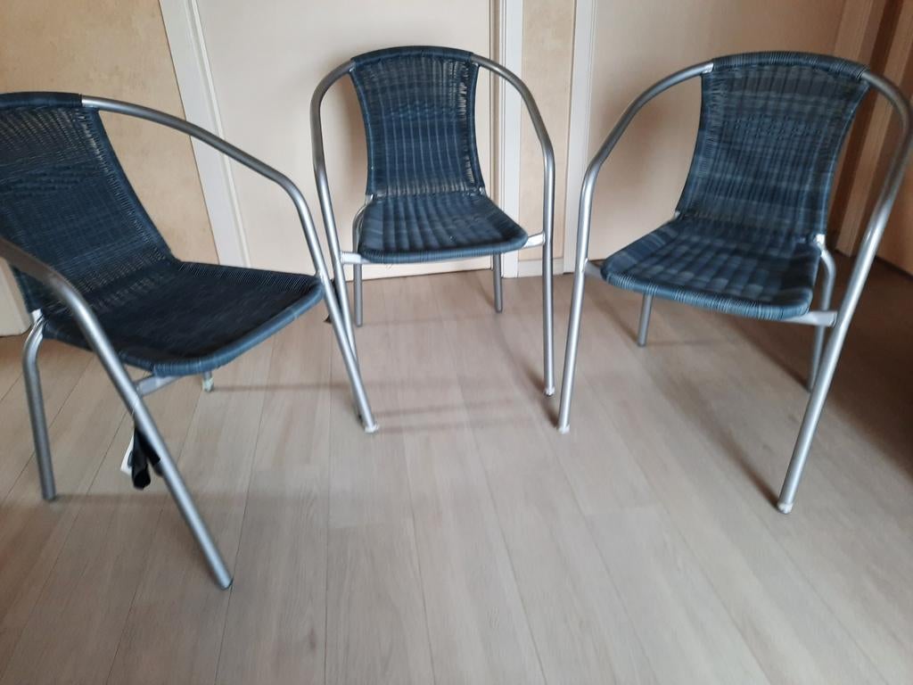 3 rotan zetels, Tuin en Terras, Ophalen, Rotan