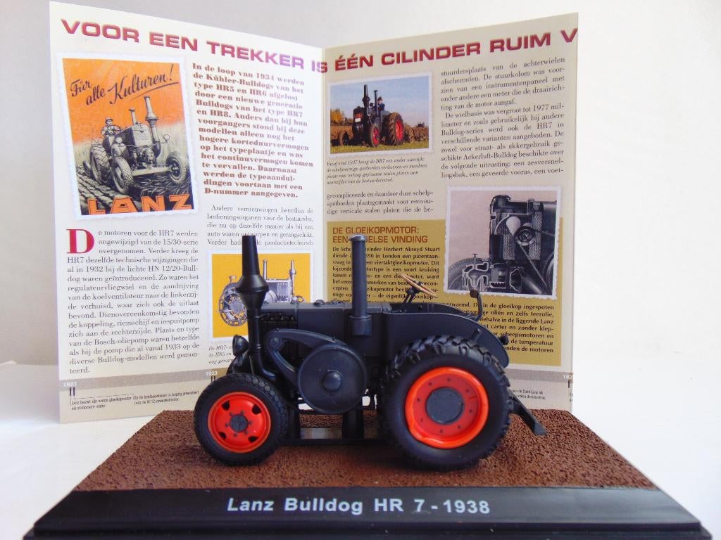 Model Tractor Lanz Buldog HR7 - 1938 -1/32, Ophalen of Verzenden, Zo goed als nieuw, Tractor of Landbouw, Overige merken