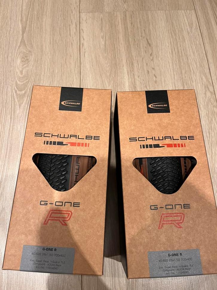 Schwalbe G-one R 40mm gravelbanden set (2x), Vélos & Vélomoteurs, Vélos Pièces, Neuf, Enlèvement ou Envoi