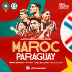 2 billets MAROC VS PARAGUAY, 150€ les 2