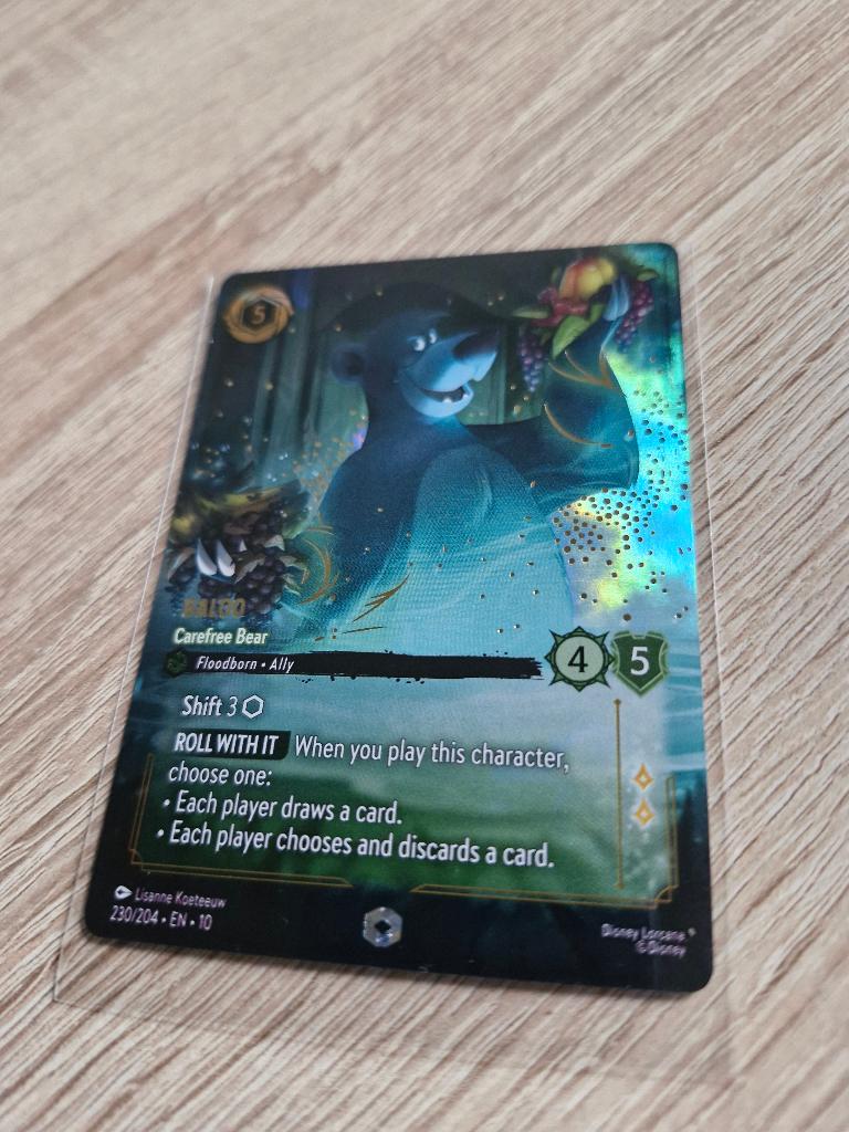 Baloo - Carefree Bear (V.2), Enlèvement ou Envoi, Le Roi Lion ou Le Livre de la Jungle, Neuf, Image ou Affiche