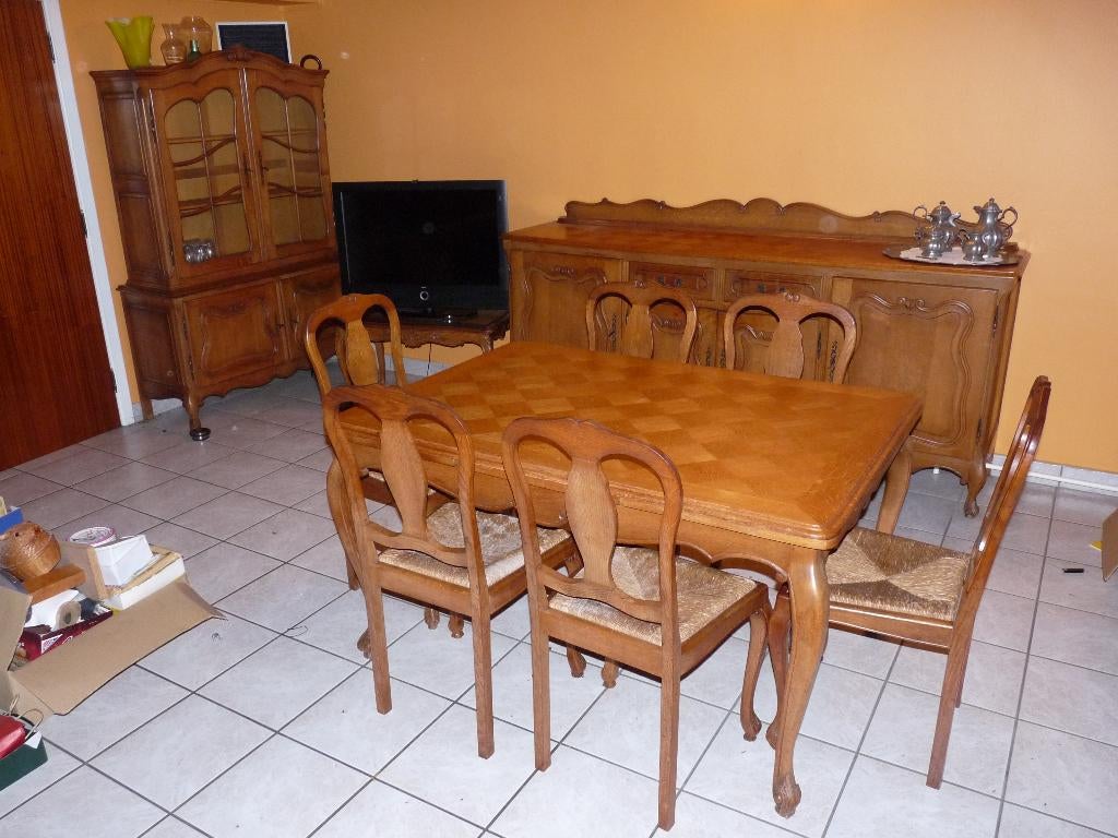 salle à manger, Maison & Meubles, Enlèvement, Utilisé, Louis XV, 4 à 6 chaises