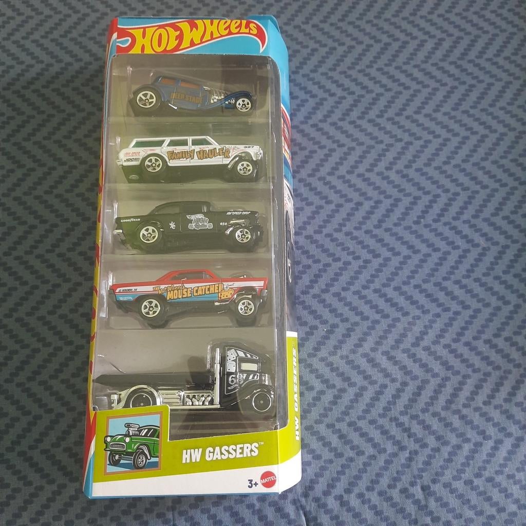 HOTWHEELS 5-PACK " GASSERS " *SEALED*NIEUW*, Hobby en Vrije tijd, Modelauto's | 1:87, Ophalen, Nieuw, Auto, Overige merken