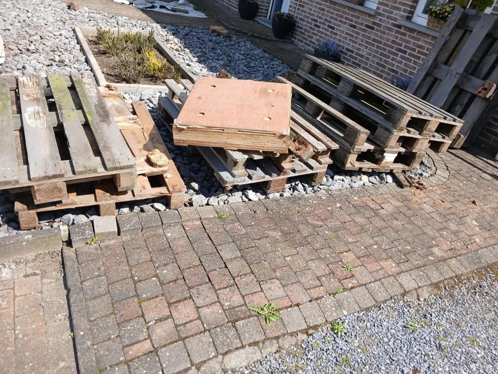 Brandhout paletten, Enlèvement