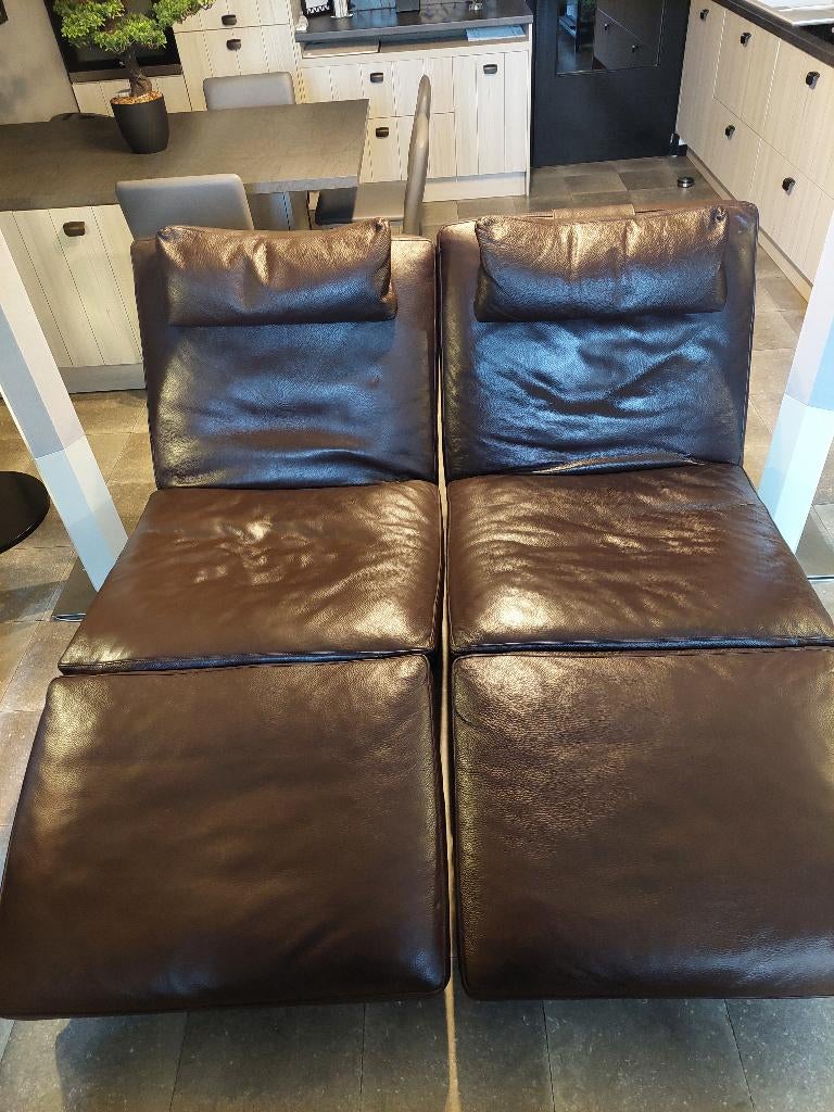 Nattuzi, Maison & Meubles, Fauteuils, Utilisé, Cuir, 75 à 100 cm, 150 cm ou plus, Enlèvement