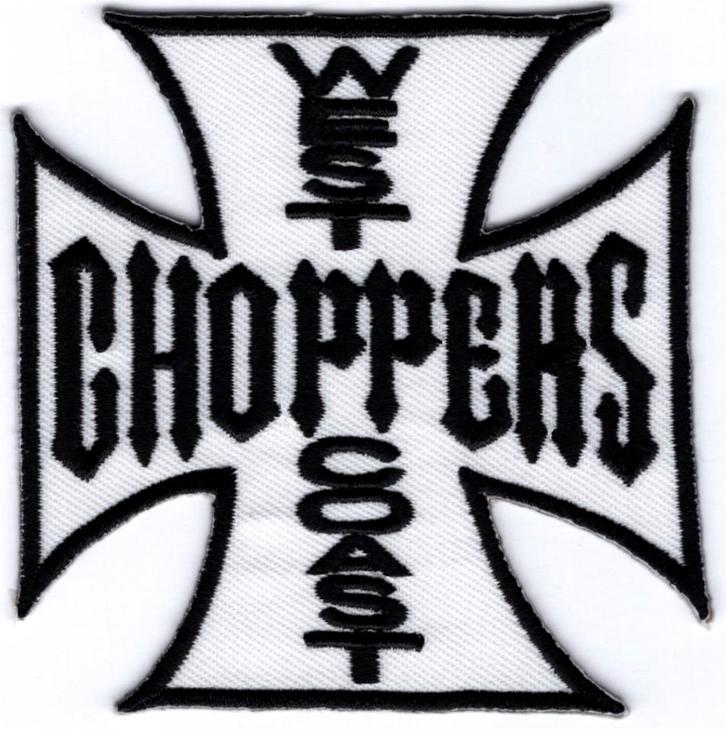 West Coast Choppers stoffen opstrijk patch embleem #1, Motoren, Accessoires | Overige, Nieuw, Verzenden