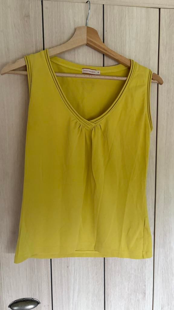Hampton Bays topje mt M, Maat 38/40 (M), Geel, Ophalen of Verzenden, Zo goed als nieuw
