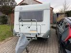 Caravan Knaus 2002 met mover te koop, Caravans en Kamperen, Vast bed, Particulier, Knaus, 1250 - 1500 kg
