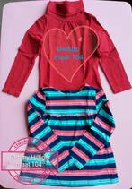Twee longsleeves maat 104, Enlèvement ou Envoi, Comme neuf, Fille, Chemise ou À manches longues