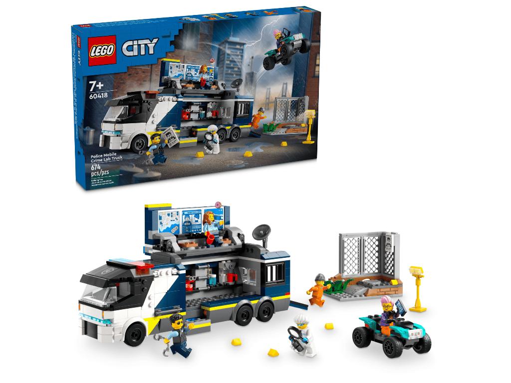 LEGO 60418 Camion de laboratoire mobile de la police, Neuf, City, Enlèvement ou Envoi, Lego