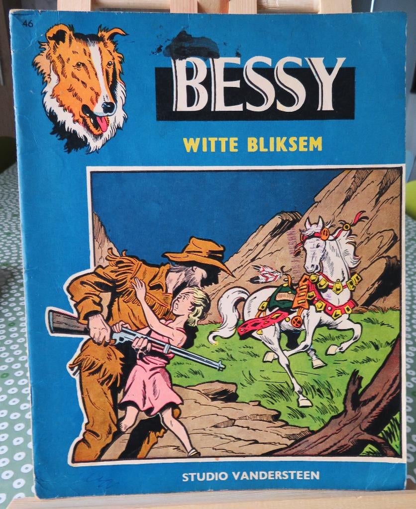 Bessy 46 Witte bliksem., Ophalen of Verzenden, Gelezen, Willy Vandersteen