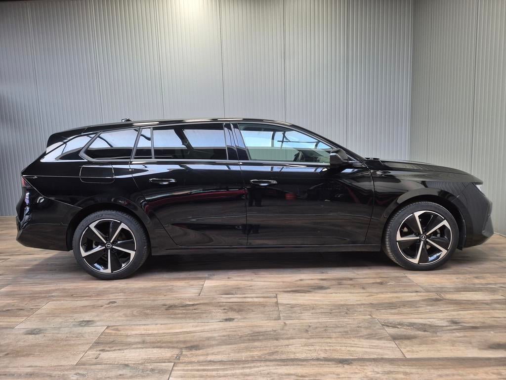 Opel Astra 1.2PureTech 131pk GS-Line automaat, Auto's, Zwart, 1199 cc, Zwart, Leder