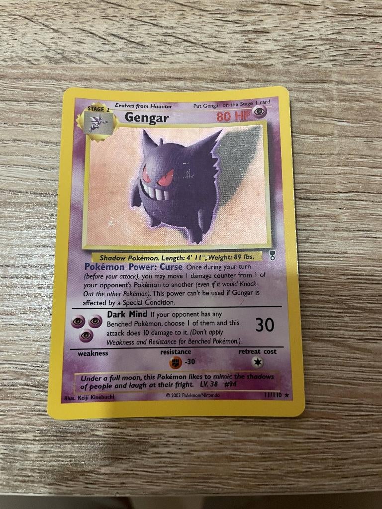 Gengar, Enlèvement, Comme neuf, Cartes en vrac