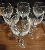 Verres à vin en Cristal taillé de Lorraine LEMBERG, Antiquités & Art, Enlèvement