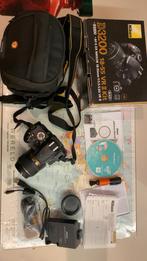 Nikon D3200 + AF-S DX NIKKOR 18-55mm in nieuw staat full set, TV, Hi-fi & Vidéo, Neuf, Moins de 4 fois, Enlèvement, Nikon