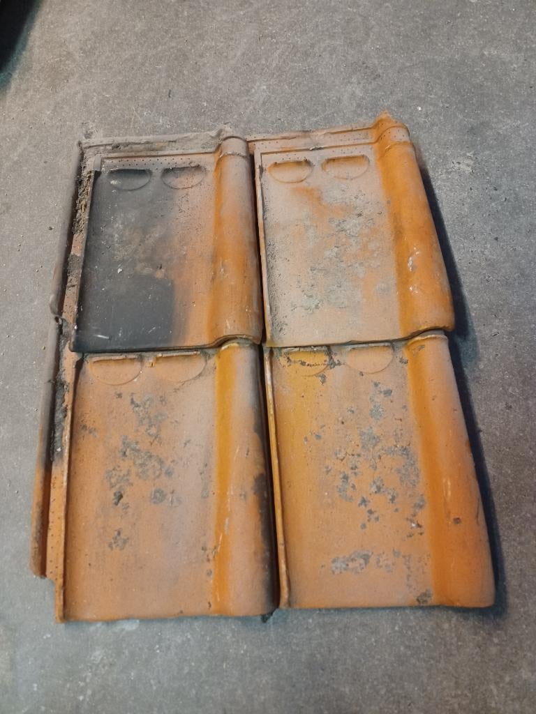 Dakpannen, Doe-het-zelf en Bouw, Dakpannen en Dakbedekking, Ophalen, Gebruikt, Steen of Klei, Dakpannen