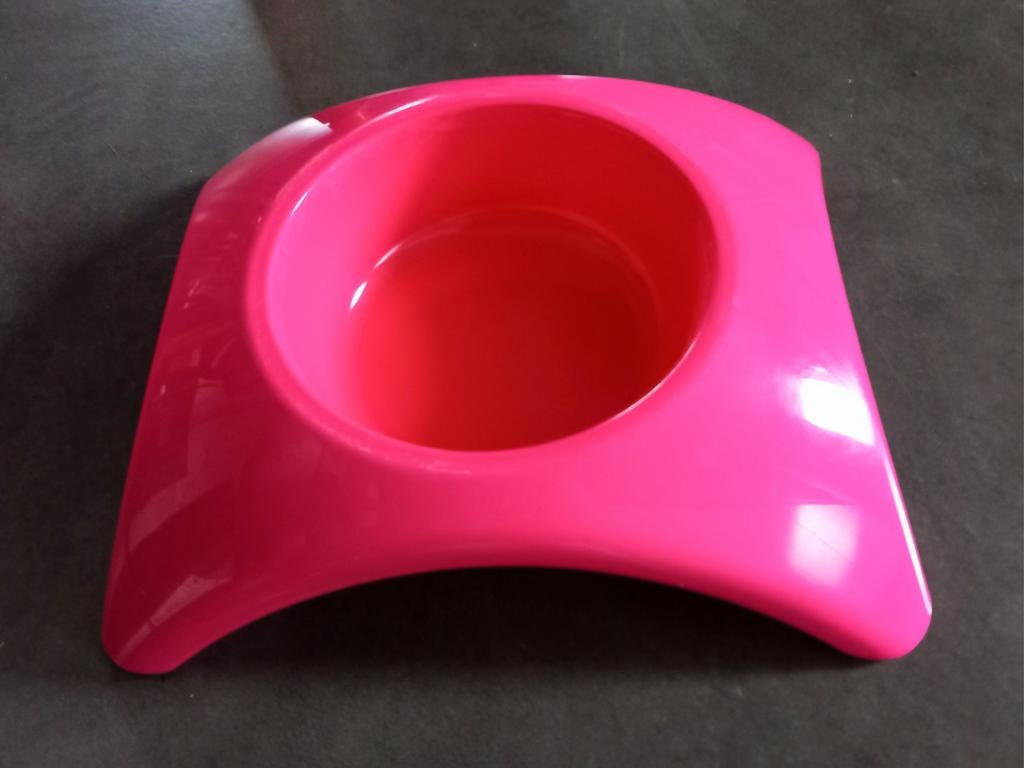 Bol à eau rose -> 2€, Animaux & Accessoires, Nourriture & Abreuvoirs pour chats, Enlèvement, Ergonomique, Comme neuf