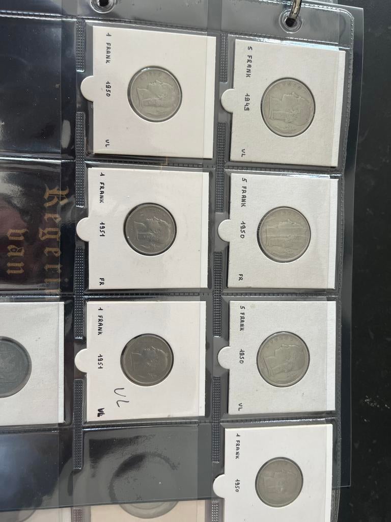 110 Belgische munten 5 frank, Ophalen of Verzenden