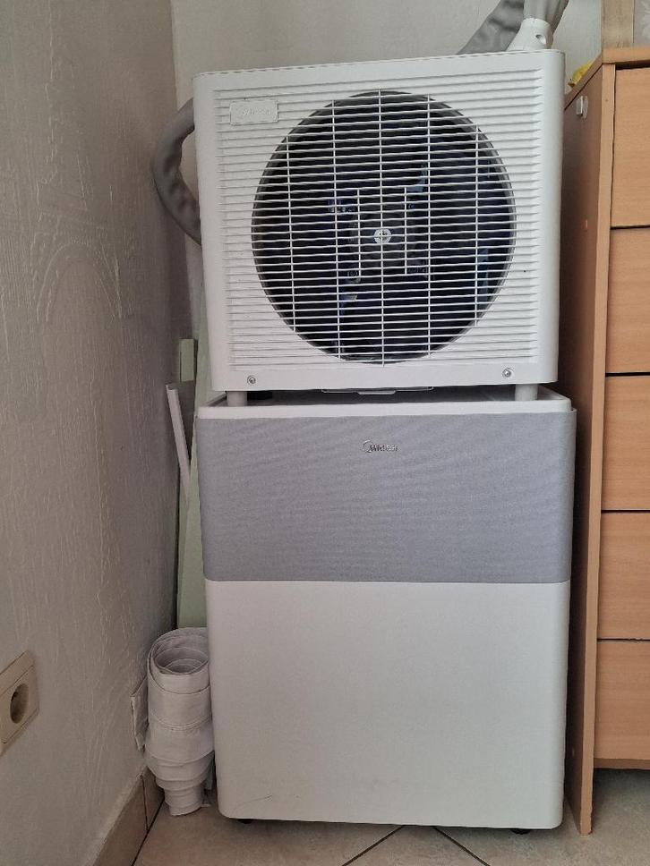 Clim réversible MIDEA Climatiseur split mobile, Electroménager, Climatiseurs, Comme neuf, Climatiseur mobile, Moins de 60 m³, 3 vitesses ou plus