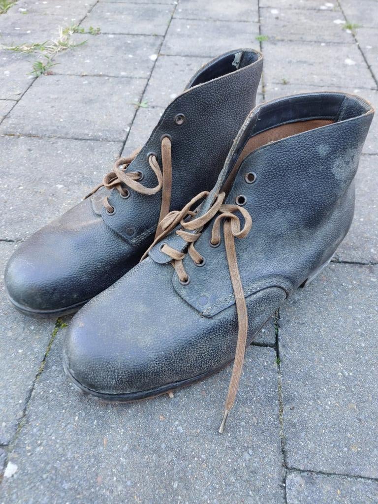 Bottes basses de combat Snurschuhe allemandes de la Seconde, Collections, Objets militaires | Seconde Guerre mondiale, Armée de terre