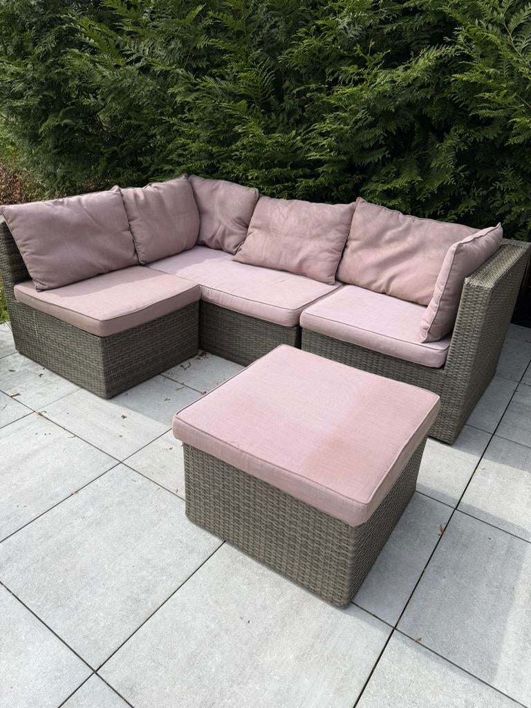 Salon de jardin 4p + 1, Enlèvement, Comme neuf, Synthétique