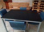 Table avec 4 chaises, Enlèvement ou Envoi, Utilisé