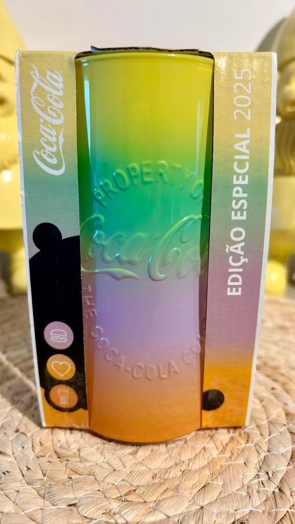 Coca-Cola x McDonald's Glass - Colormix 2025 - Zeldzaam!, Verzamelen, Glas en Drinkglazen, Ophalen, Nieuw, Frisdrankglas