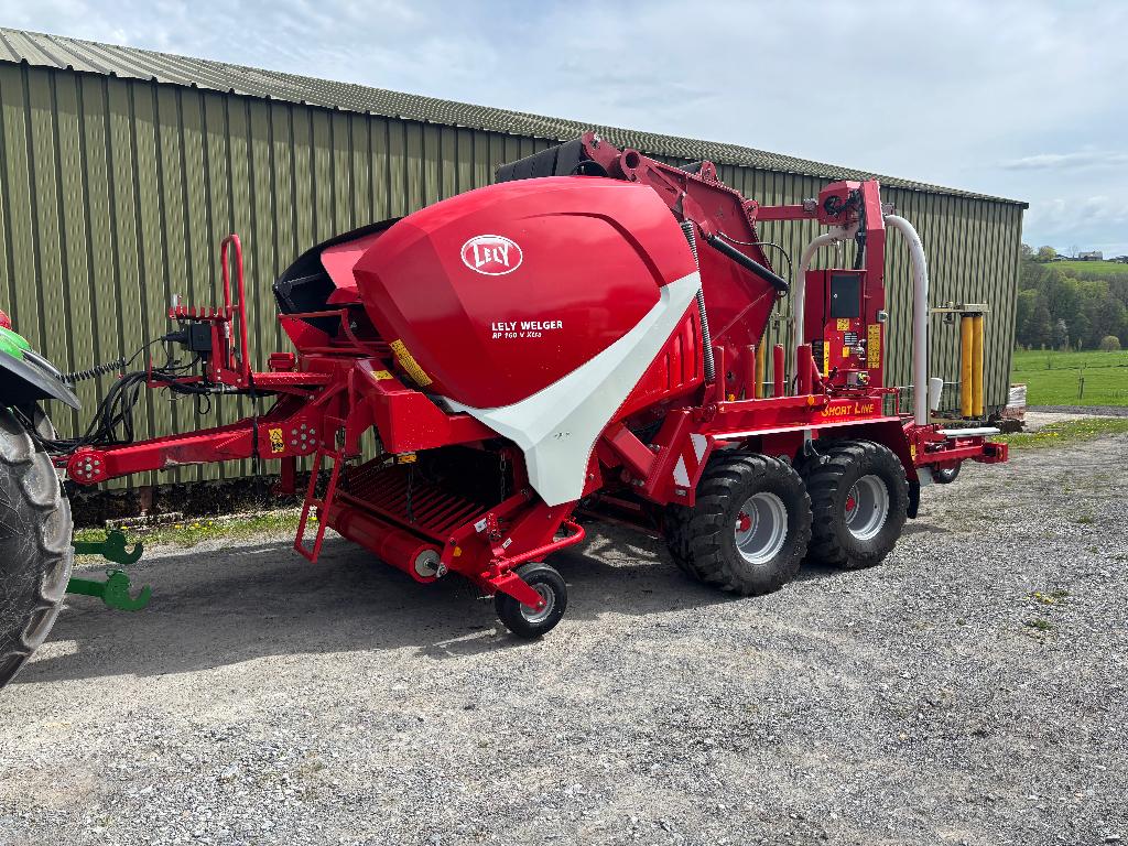 Presse enrubanneuse  balles rondes LELY / Goweil, Enlèvement