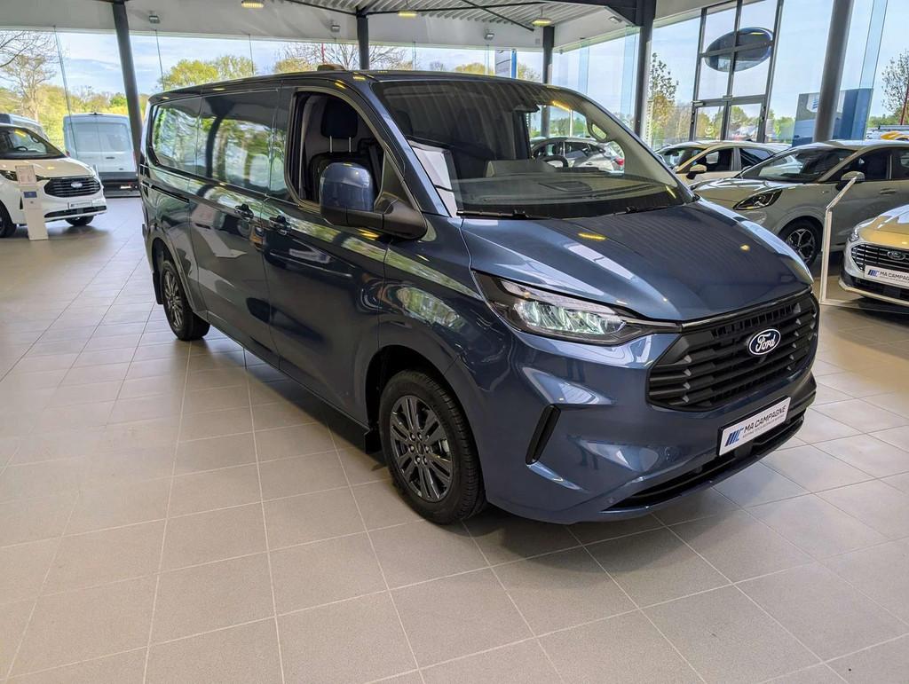 Ford Transit Custom Limited 320L L2 2.0TDCi 170pk A8 automaa, Autos, Camionnettes & Utilitaires, Entreprise, Achat, ABS, Airbags