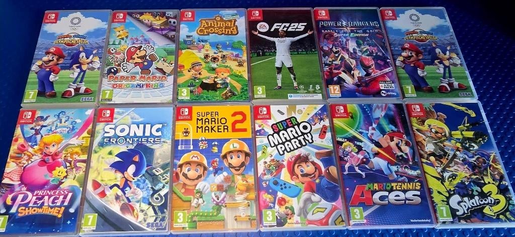 jeux nintendo switch + accessoire & reparation (liege), Enlèvement ou Envoi, Comme neuf