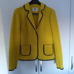 Gele blazer in doorstikt tricot., Vero Moda, Geel, Maat 42/44 (L), Ophalen of Verzenden