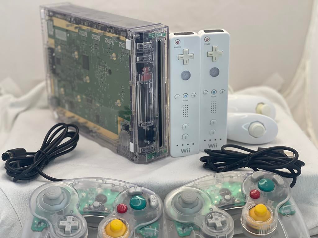 Transparante Wii, Games en Spelcomputers, Games | Nintendo Wii, Ophalen of Verzenden, Refurbished