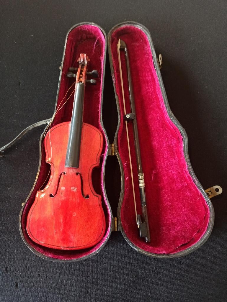 Miniatuur Viool, Muziek en Instrumenten, Ophalen of Verzenden, Gebruikt