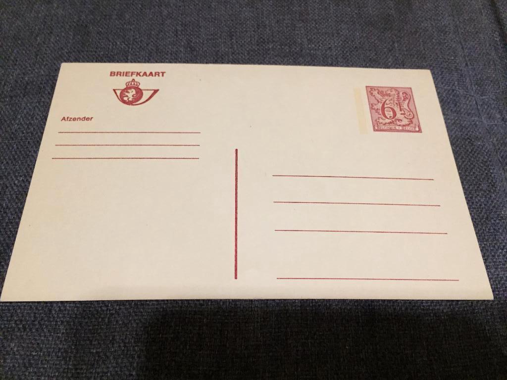 Gele Briefkaart 6 fr, Ophalen of Verzenden, Briefkaart