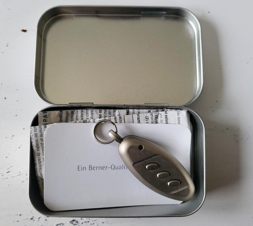 Télécommande de porte de garage Berner Blue Opal BHS153 :, Enlèvement ou Envoi, Neuf