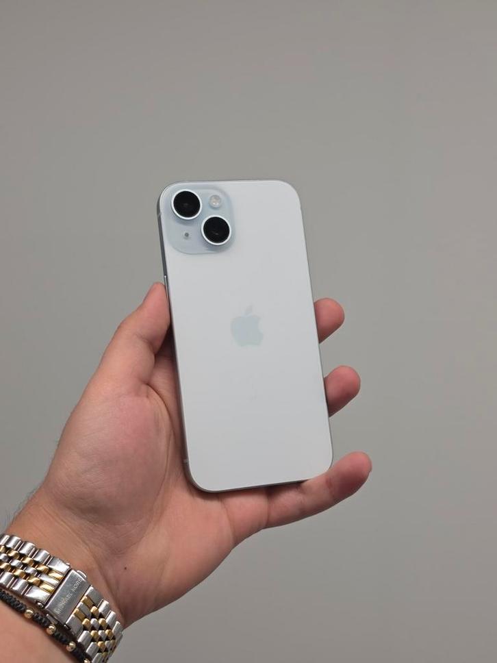 IPHONE 15 5G 128 GO BLEU, Télécoms, Téléphonie mobile | Housses, Coques & Façades | Apple iPhone, Enlèvement