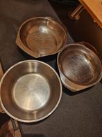 Lot de 3 plats en inox, Maison & Meubles