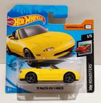 Hot Wheels ´91 Mazda MX-5 Miata Geel Roadsters (2020), Hobby & Loisirs créatifs, Enlèvement ou Envoi