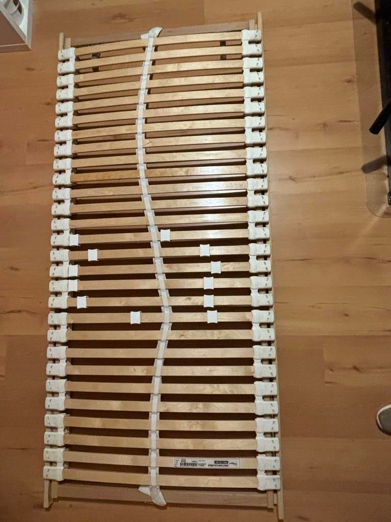 Verstelbare lattenbodem 90/200, Huis en Inrichting, Slaapkamer | Matrassen en Bedbodems, Ophalen, Zo goed als nieuw, Matras