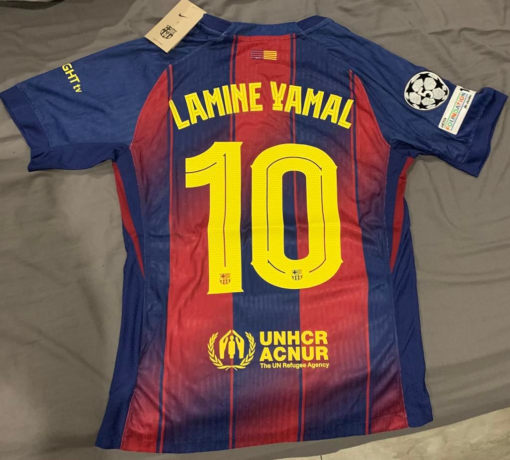 Maillot de football UCL original Lamine Yamal 2025/26, Taille M, Enlèvement ou Envoi, Neuf, Maillot