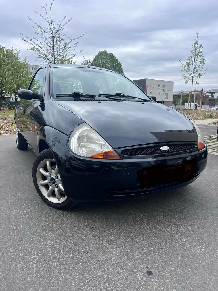 Ford ka 2008, Auto's, Peugeot, Particulier, Benzine, Euro 4, 5 deurs, Handgeschakeld, Zwart, Leder, Onderhoudsboekje, Ophalen