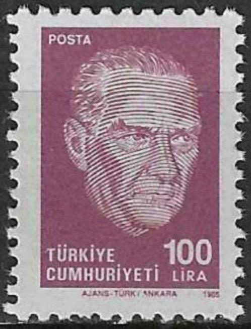 Turkije 1985 - Yvert 2490 - Mustafa Kemal Ataturk (PF), Timbres & Monnaies, Timbres | Europe | Autre, Non oblitéré, Envoi