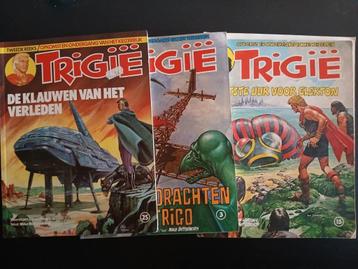 3 x TRIGIË stripverhalen beschikbaar voor biedingen
