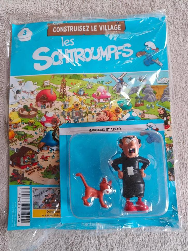 Village Schtroumpfs Hachette N3, Verzamelen, Smurfen, Nieuw, Poppetje, Figuurtje of Knuffel, Gargamel, Verzenden
