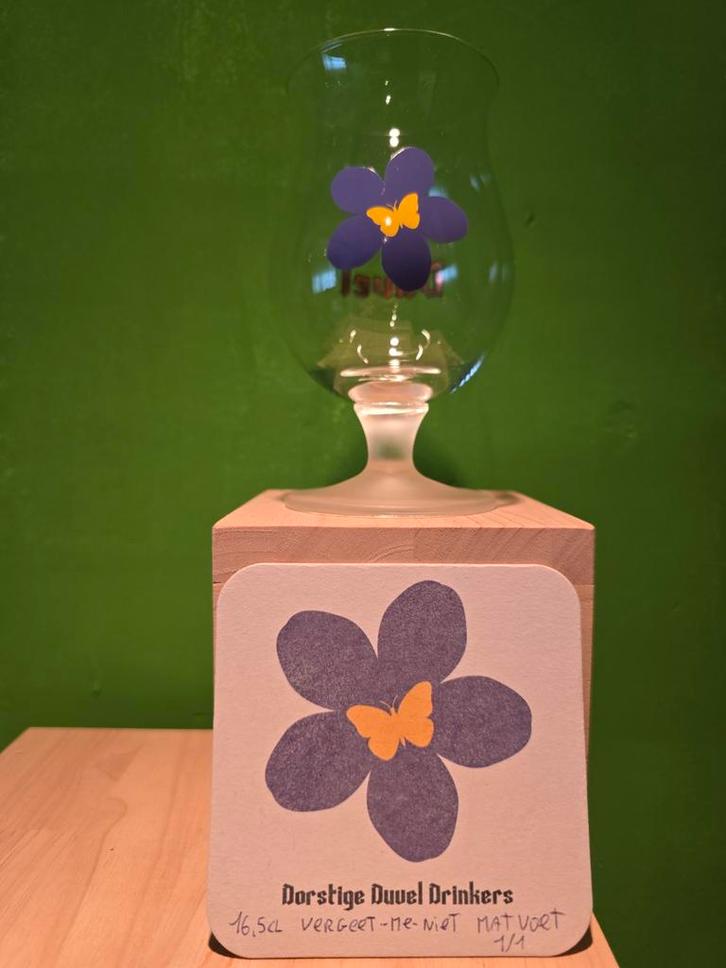 Duvel stop alzheimer 16.5cl, Collections, Marques de bière, Duvel, Enlèvement ou Envoi