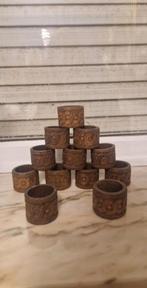 12 Stuks Handgemaakte houten servetringen, Ophalen