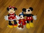 3 peluches Disney, Enlèvement, Mickey Mouse, Neuf, Peluche