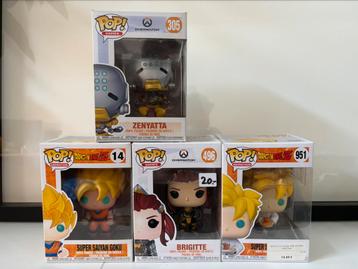 Funko Pop! DBZ & Overwatch beschikbaar voor biedingen