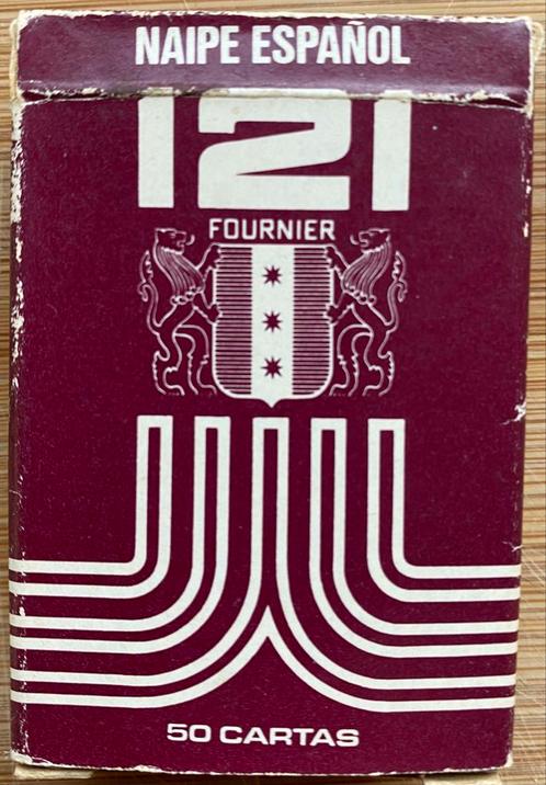 Fournier Nº121 Naipe Español – 50 kaarten (Cadete formaat), Verzamelen, Merken en Reclamevoorwerpen, Gebruikt, Ophalen of Verzenden