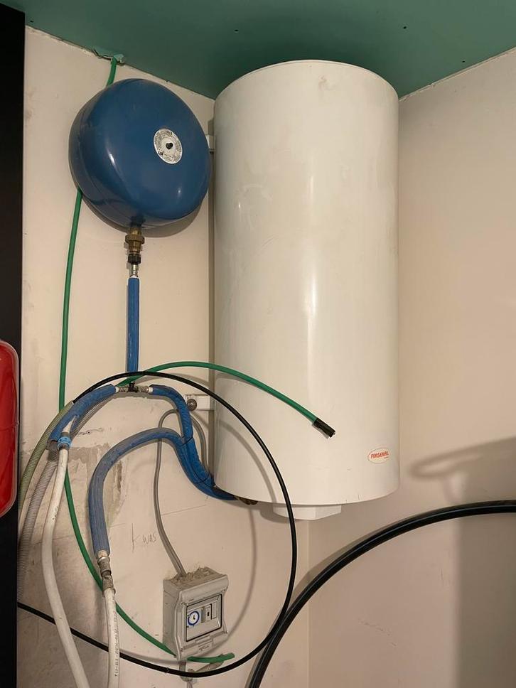Elektrische boiler 150L + expansievat sanitair 18L, Doe-het-zelf en Bouw, Chauffageketels en Boilers, Zo goed als nieuw, Boiler